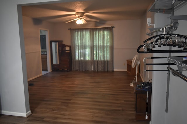 101 Bob St, Selmer, TN 38375 - hallway featuring baseboards and wood finished floors