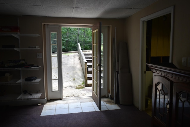 101 Bob St, Selmer, TN 38375 - doorway featuring a drop ceiling