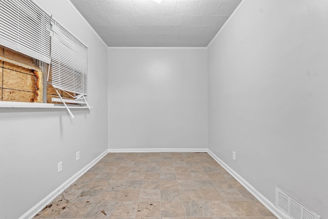 3205 E Shirley Cir, Memphis, TN 38127 - empty room featuring ornamental molding and stone finish flooring