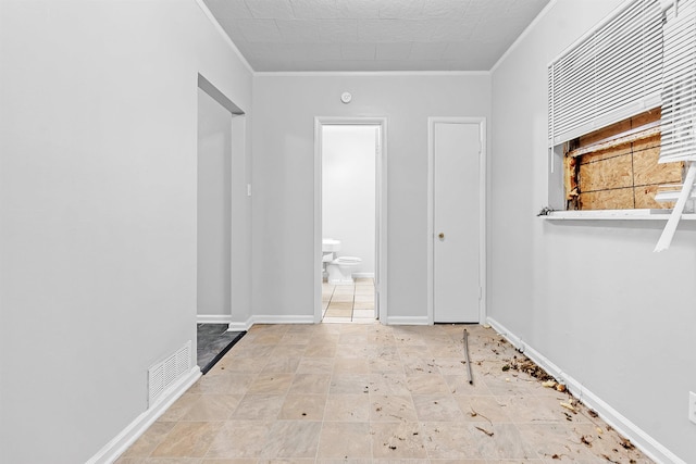 3205 E Shirley Cir, Memphis, TN 38127 - unfurnished bedroom featuring ornamental molding and ensuite bathroom