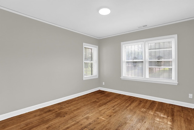 3257 Millington Rd, Memphis, TN 38127 - unfurnished room featuring crown molding and wood finished floors