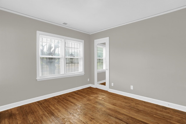3257 Millington Rd, Memphis, TN 38127 - empty room with crown molding and wood finished floors