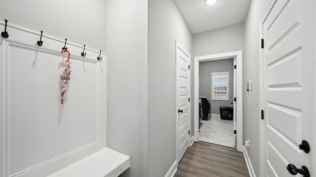 720 Woodland Fox Cv, Cordova, TN 38018 - mudroom with baseboards and wood finished floors