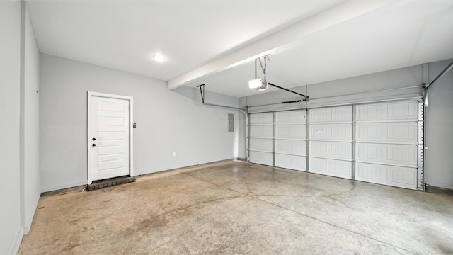 720 Woodland Fox Cv, Cordova, TN 38018 - garage with a garage door opener and electric panel