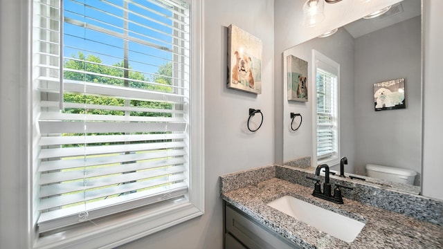 720 Woodland Fox Cv, Cordova, TN 38018 - half bathroom with vanity and toilet