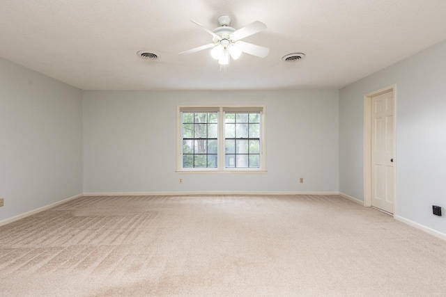 2539 Kenwood Rd, Bartlett, TN 38134 - spare room with light carpet and a ceiling fan