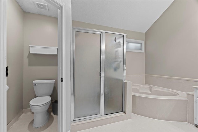 3077 Stonecrest Cir E, Lakeland, TN 38002 - full bath with a shower stall, a bath, and tile patterned flooring