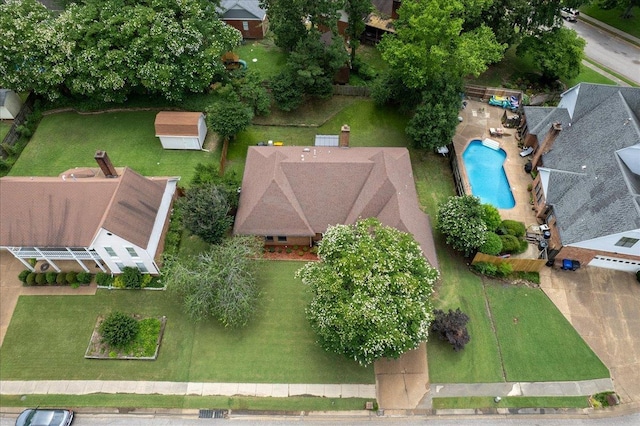 3077 Stonecrest Cir E, Lakeland, TN 38002 - aerial view of a pool area