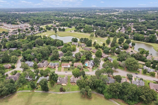 3077 Stonecrest Cir E, Lakeland, TN 38002 - aerial perspective of suburban area with a nearby body of water and a local golf course