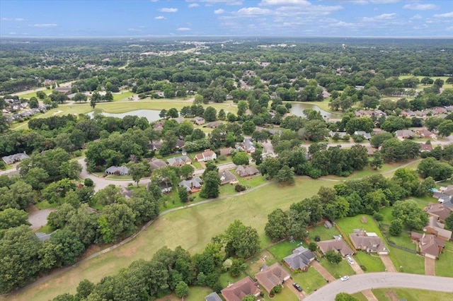 3077 Stonecrest Cir E, Lakeland, TN 38002 - aerial perspective of suburban area featuring a nearby body of water and a golf course