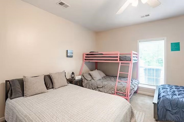 4740 Dustin Place Dr, Southaven, MS 38671 - bedroom with multiple windows and ceiling fan