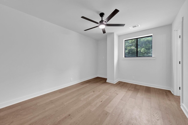 9700 N Helene Cv, Millington, TN 38053 - empty room featuring light wood-style flooring and ceiling fan