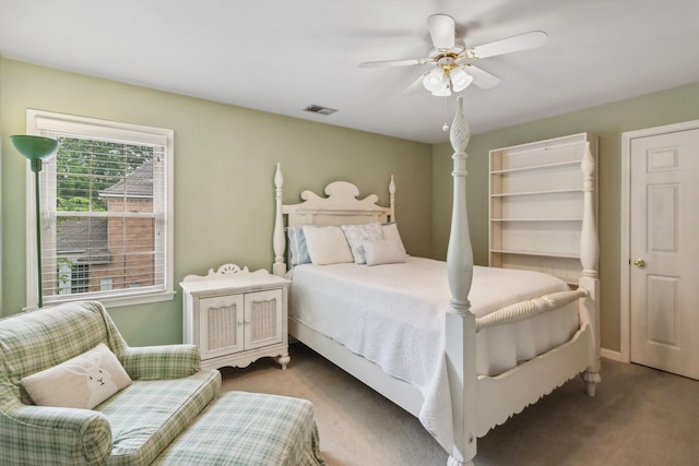 1231 Pinnacle Point Dr, Collierville, TN 38017 - carpeted bedroom featuring a ceiling fan