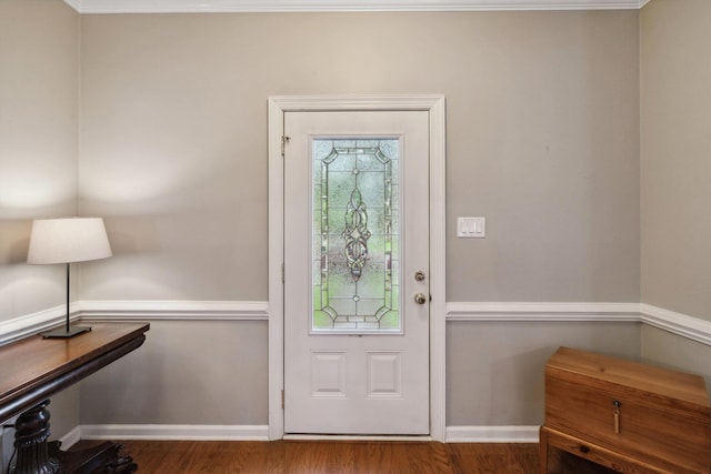 1231 Pinnacle Point Dr, Collierville, TN 38017 - foyer featuring baseboards and wood finished floors