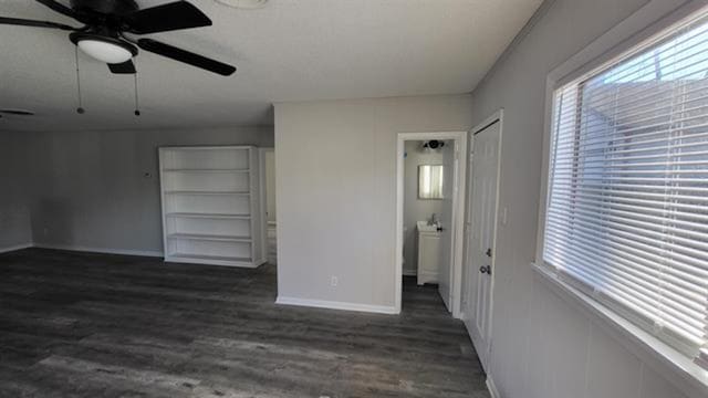 3499 Rockwood Ave, Memphis, TN 38122 - unfurnished bedroom with wood finished floors and ceiling fan