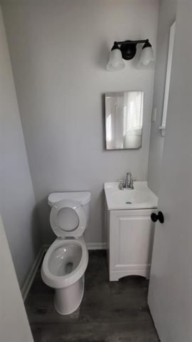 3499 Rockwood Ave, Memphis, TN 38122 - bathroom with vanity and wood finished floors