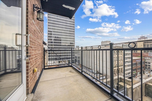 127 Madison Ave Unit 602, Memphis, TN 38103 - balcony featuring a city view