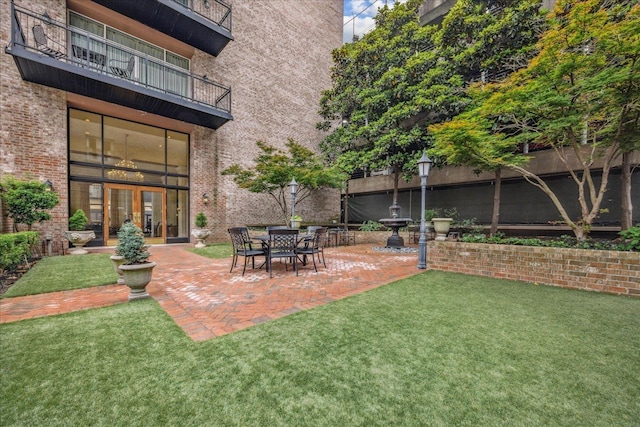 127 Madison Ave Unit 602, Memphis, TN 38103 - patio / terrace featuring french doors and a patio
