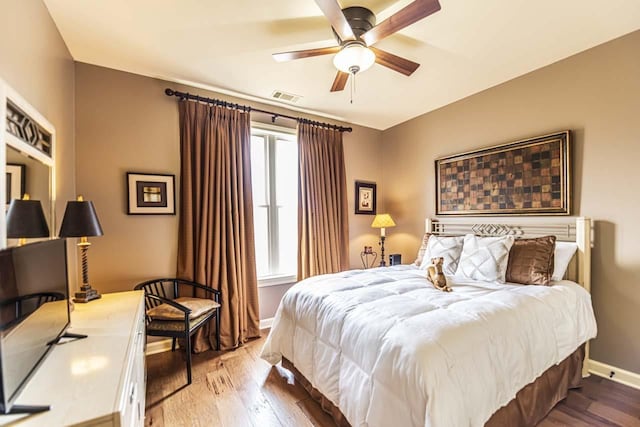 190 Links View Dr, Oakland, TN 38060 - bedroom with wood finished floors and a ceiling fan