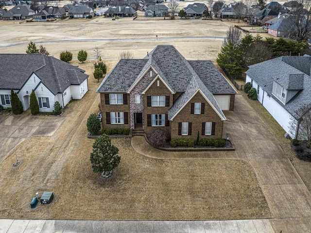 190 Links View Dr, Oakland, TN 38060 - aerial perspective of suburban area