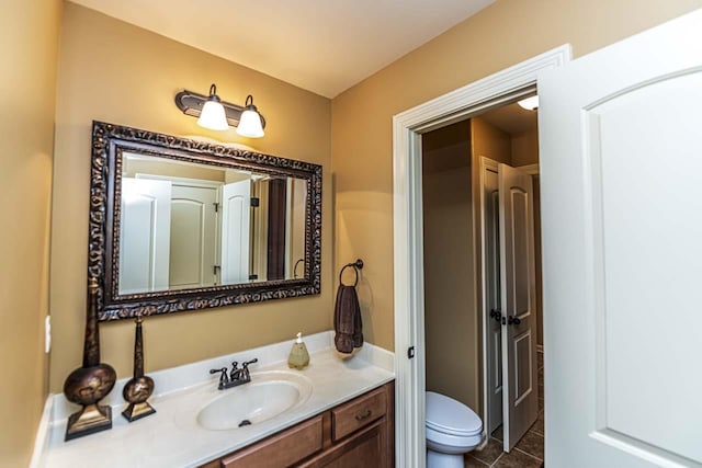 190 Links View Dr, Oakland, TN 38060 - bathroom with vanity and tile patterned flooring