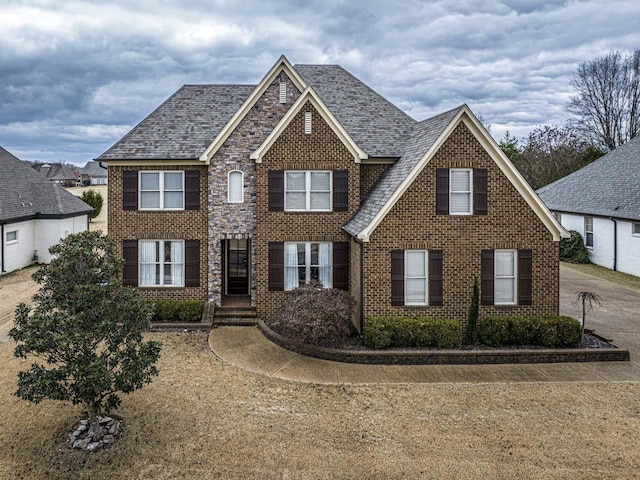 190 Links View Dr, Oakland, TN 38060 - view of front of property with brick siding