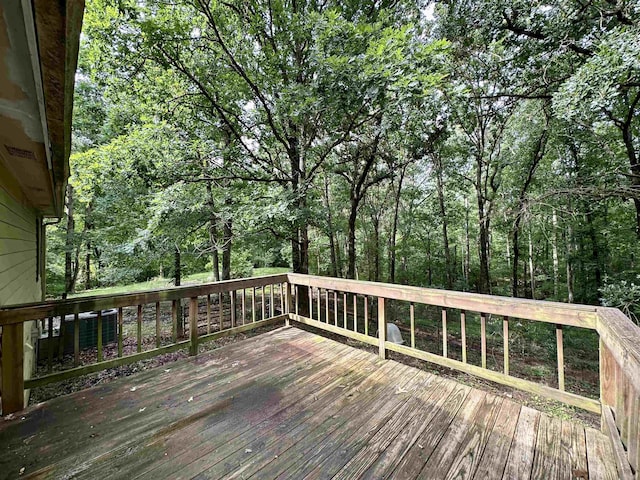 1790 Country Club Rd, Somerville, TN 38068 - deck featuring a forest view