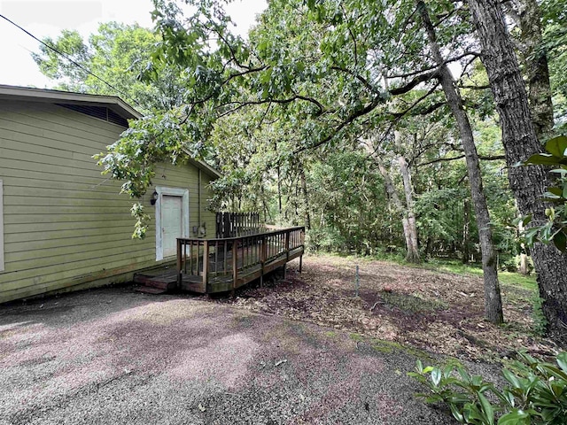1790 Country Club Rd, Somerville, TN 38068 - view of yard featuring a wooden deck