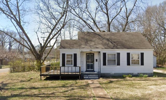 875 Homer St, Memphis, TN 38122 - cape cod-style house featuring crawl space and a front yard