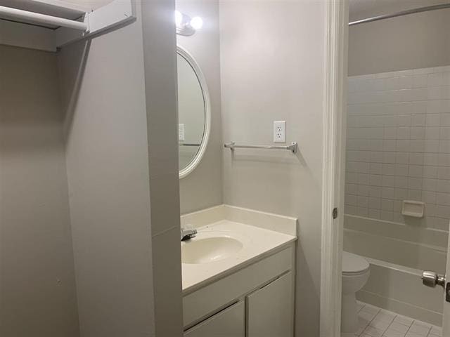 3793 Station Way Unit 3793, Memphis, TN 38115 - full bathroom with vanity, tile patterned flooring, and bathtub / shower combination