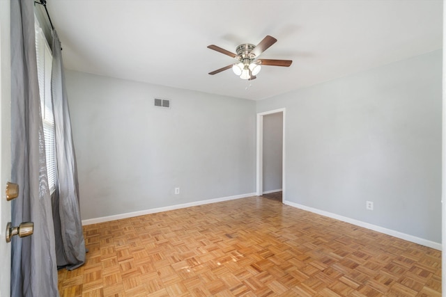 2086 Harbert Ave, Memphis, TN 38104 - empty room with baseboards and a ceiling fan