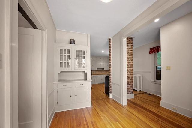 2067 Hallwood Dr, Memphis, TN 38107 - hall featuring light wood-type flooring and recessed lighting