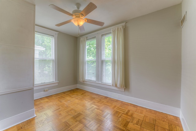 1692 Carruthers Pl, Memphis, TN 38112 - empty room with baseboards and ceiling fan
