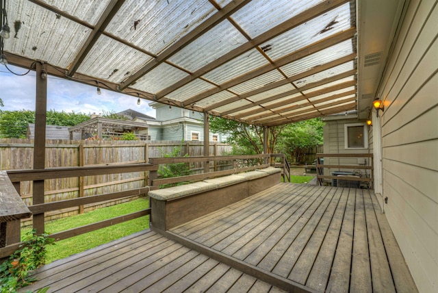 1692 Carruthers Pl, Memphis, TN 38112 - deck with a fenced backyard