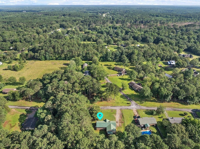 18 County Road 252nd Rd, Glen, MS 38846 - aerial overview of property's location with a heavily wooded area