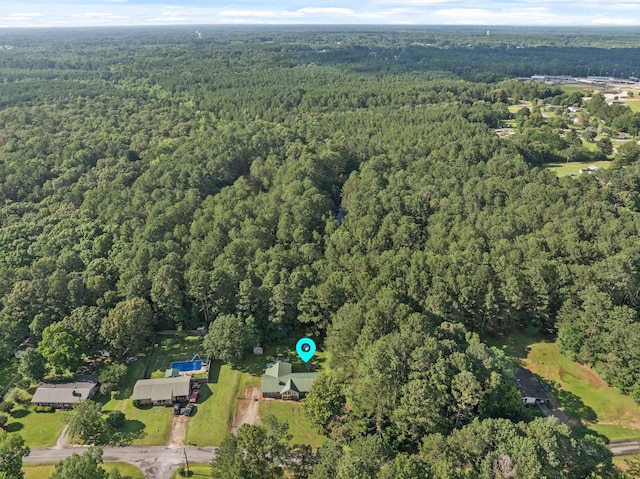18 County Road 252nd Rd, Glen, MS 38846 - aerial overview of property's location featuring a heavily wooded area