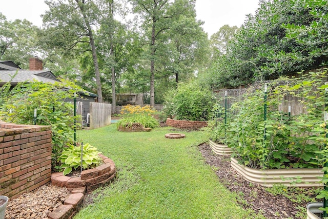 2030 Quail Creek Cv, Memphis, TN 38119 - view of yard with a garden
