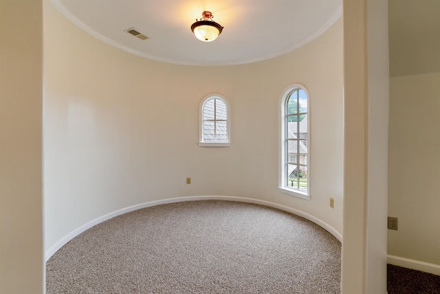 3485 E Taplow Way E, Collierville, TN 38017 - empty room with dark carpet and crown molding