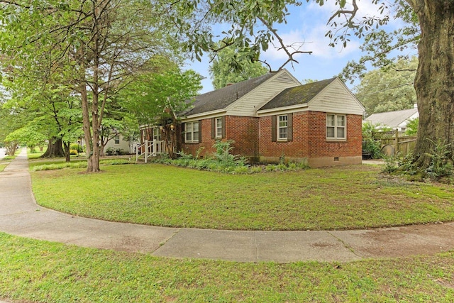 3541 Aurora Cir, Memphis, TN 38111 - view of side of home featuring crawl space, brick siding, and a shingled roof