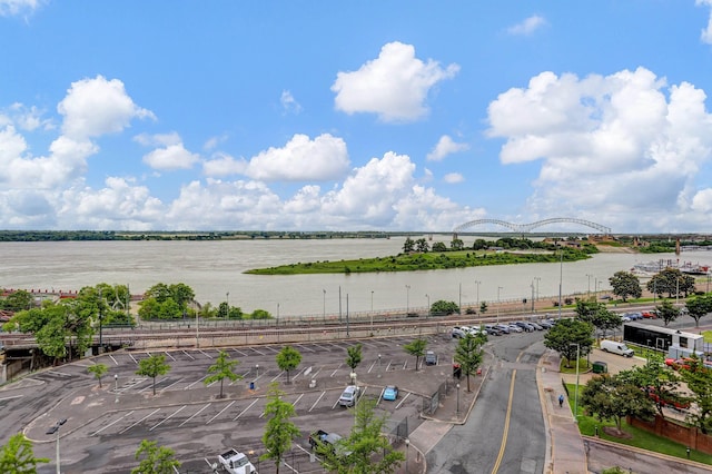 200 Wagner Pl Unit 804, Memphis, TN 38103 - water view featuring a notable bridge