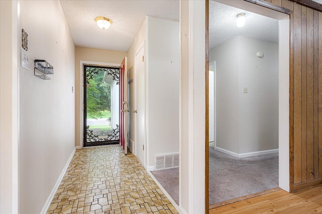 3333 Sycamore View Rd, Bartlett, TN 38134 - entryway with a textured ceiling and light stone finish flooring