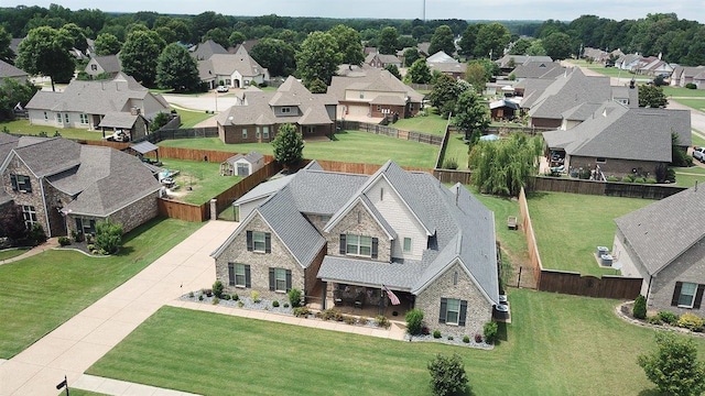 280 Cotton Trail Dr, Rossville, TN 38066 - aerial perspective of suburban area