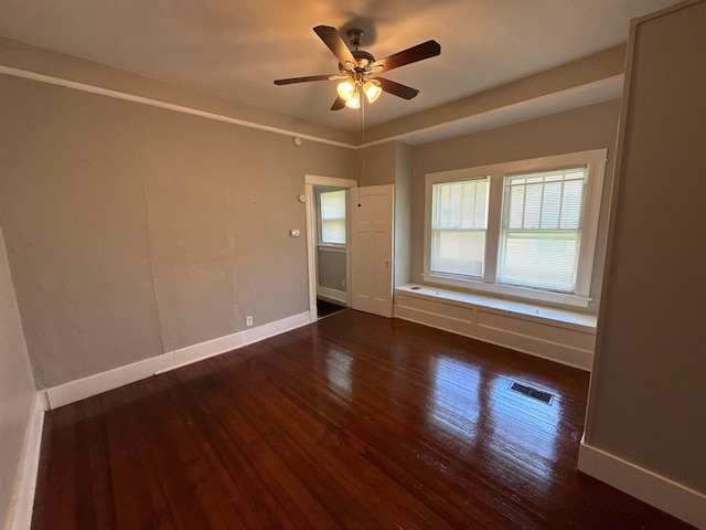 1053 Fleece Pl, Memphis, TN 38104 - empty room featuring wood finished floors and a ceiling fan