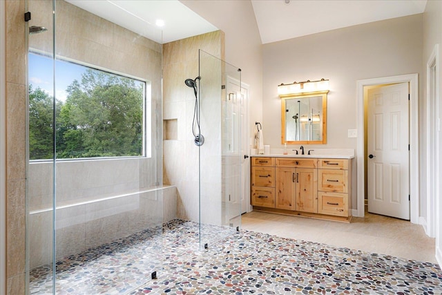 2165 Latting Hills Cv, Eads, TN 38016 - full bathroom featuring a tile shower and vanity