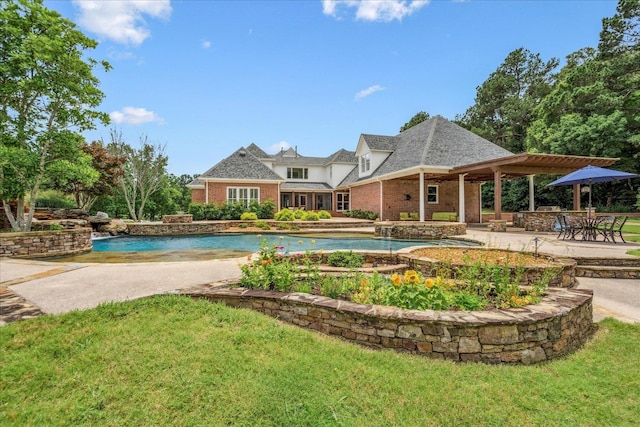 2165 Latting Hills Cv, Eads, TN 38016 - outdoor pool with a patio