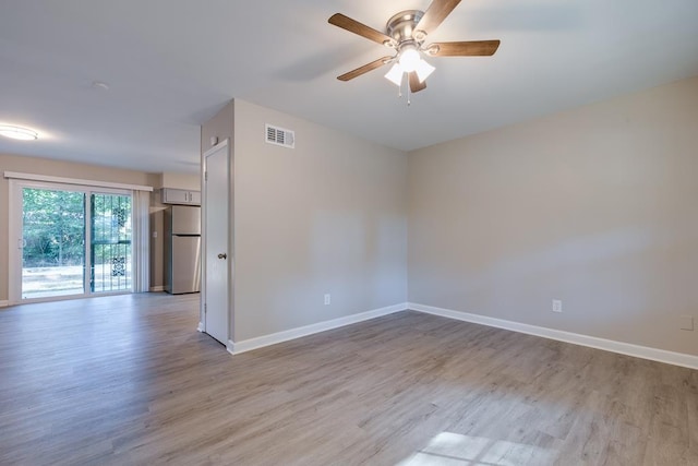 3292 Stella St, Memphis, TN 38127 - unfurnished room featuring wood finished floors and ceiling fan