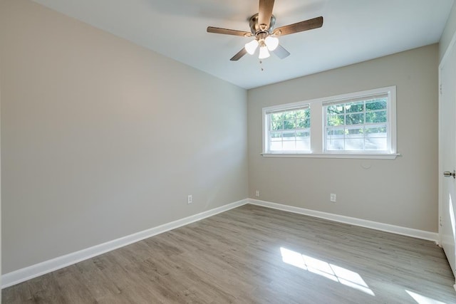 3292 Stella St, Memphis, TN 38127 - spare room featuring wood finished floors and a ceiling fan