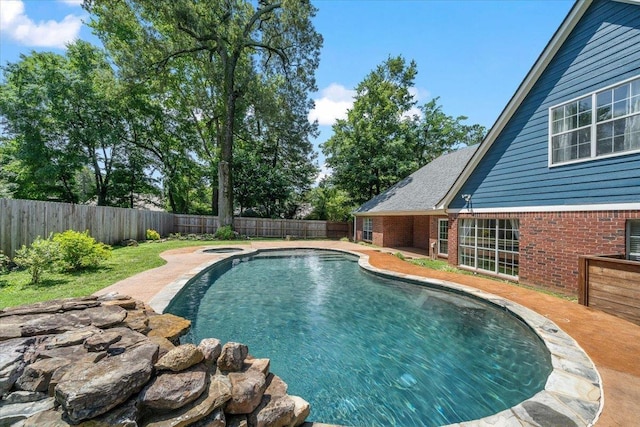 3760 Broadway Rd, Bartlett, TN 38135 - view of swimming pool featuring a fenced backyard