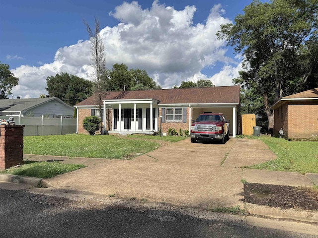 2886 Dearing Cv, Memphis, TN 38118 - ranch-style home with brick siding, driveway, and an attached garage