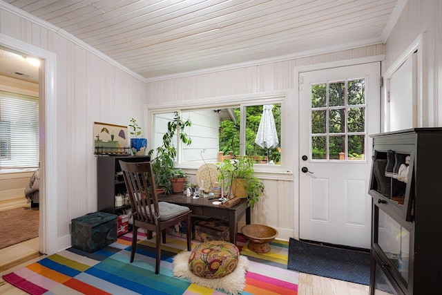 569 Lundee Pl, Memphis, TN 38111 - office with ornamental molding, healthy amount of natural light, and wood finished floors